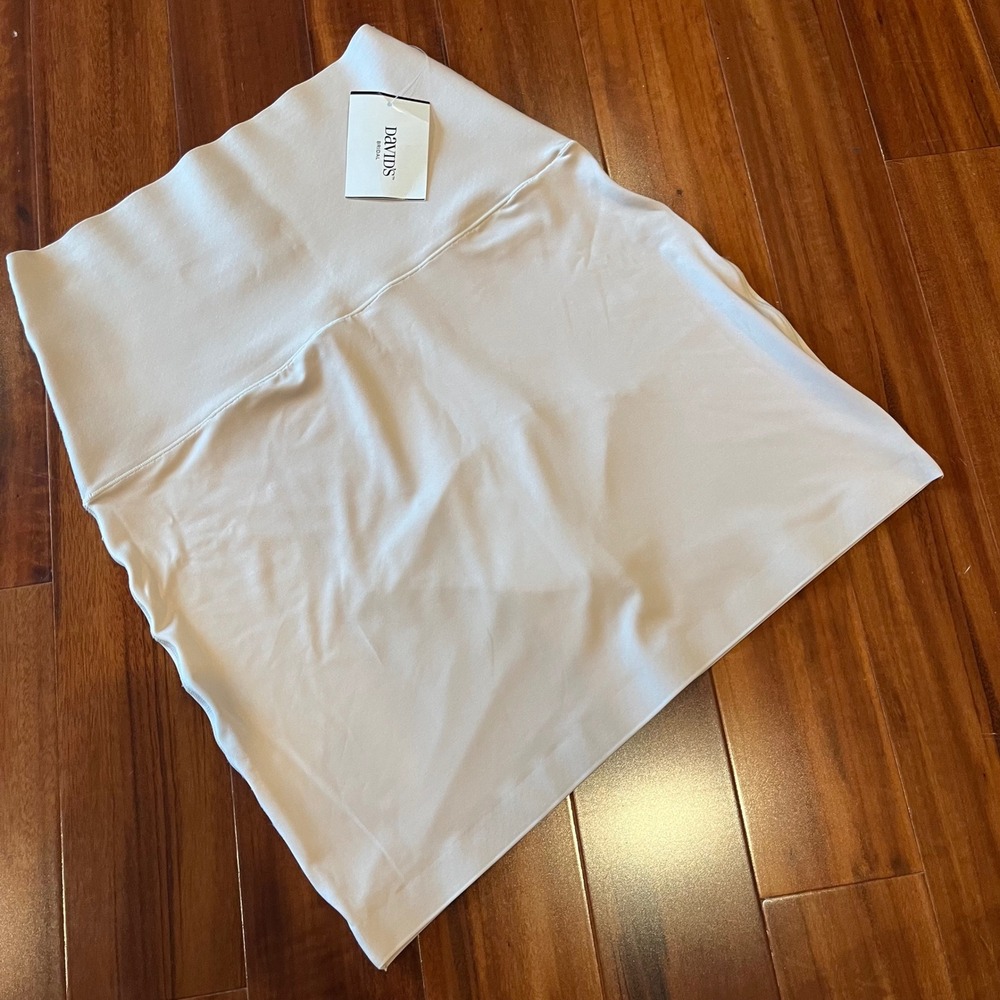 Davids Bridal Shapewear Skirt DB Studio Fitted Short Slip Nude DB0308 New Size S